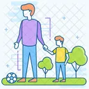 아버지의 날 부모의 역할 행사 축하 아이콘