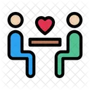 데이트 저녁식사 프로포즈 아이콘