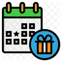 달력 생일 기념일 아이콘