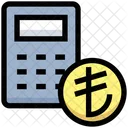비즈니스 금융 계산기 아이콘