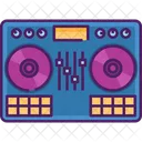 DJ 음악 사운드 아이콘