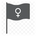 페미니즘 깃발  아이콘