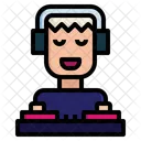 DJ 디스크 음악 아이콘