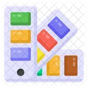 색상 샘플 색상 팔레트 색상 견본 아이콘