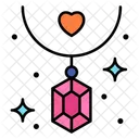 목걸이 보석 다이아몬드 아이콘