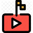 You Tube 깃발 비디오 깃발 국가 아이콘