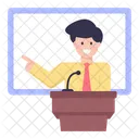 ビジネス演説家  アイコン