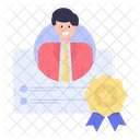 達成証明書  アイコン