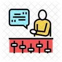 관리 기술 다양한 기술을 갖춘 직원 기술 아이콘