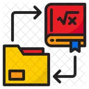 교환학생 편입학생 온라인 학습 아이콘