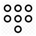 ダイヤル、数字、テンキー アイコン