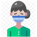 환자 병원 여성 아이콘