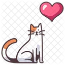 고양이 사랑  아이콘