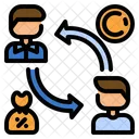 피어 투 피어  아이콘