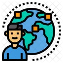 글로벌 사용자  아이콘