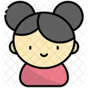 중국 여자  아이콘