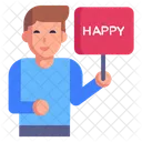 행복한 사람  아이콘