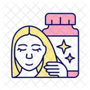 머리카락과 손톱 정제  아이콘