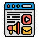 콘텐츠 마케팅  아이콘