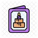 생일 카드  아이콘