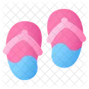 샌들 슬리퍼 슬리퍼 아이콘