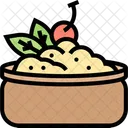 코티지 치즈  아이콘