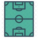 フットボール、ピッチ、サッカー アイコン