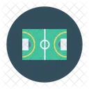サッカー場、サッカー、スタジアム アイコン