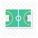 サッカー場、サッカー、スタジアム アイコン