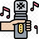 마이크 노래방 블루투스 아이콘
