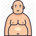 뚱뚱한 남자  아이콘
