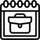 비즈니스 캘린더 비즈니스 비즈니스 팩 아이콘