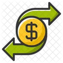 送金、振込、お金 アイコン