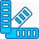 색상 견본 디자인 페인트 아이콘