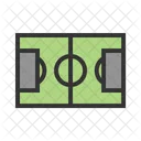 サッカー、グラウンド、フィールド アイコン
