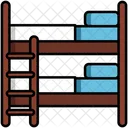 이층 침대  아이콘