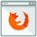 Firefox、ウェブページ、ウィンドウ アイコン