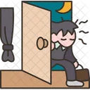 집 심야 밤 아이콘