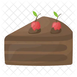 ケーキのスライス  アイコン