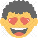 사랑 행복 소년 아이콘