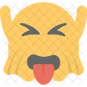 유령 이모티콘 구울 아이콘