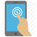 モバイル、使用法、スマートフォン アイコン