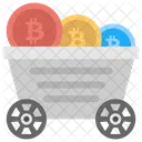 ビットコインマイニングトロリー  アイコン