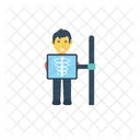 엑스레이 엑스레이 전자기 아이콘