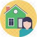 不動産、エージェント、住宅所有者 アイコン