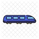 弾丸、地下鉄、電車 アイコン
