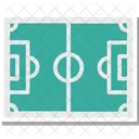 サッカー、グラウンド、フットボール アイコン
