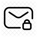 ロックされたメール、ロックされた、メール アイコン
