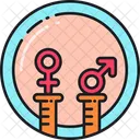 男女平等、平等、フェミニズム アイコン