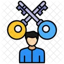 기회 성공의 열쇠 문제 해결 아이콘